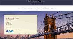 Desktop Screenshot of dougherty-associates.com
